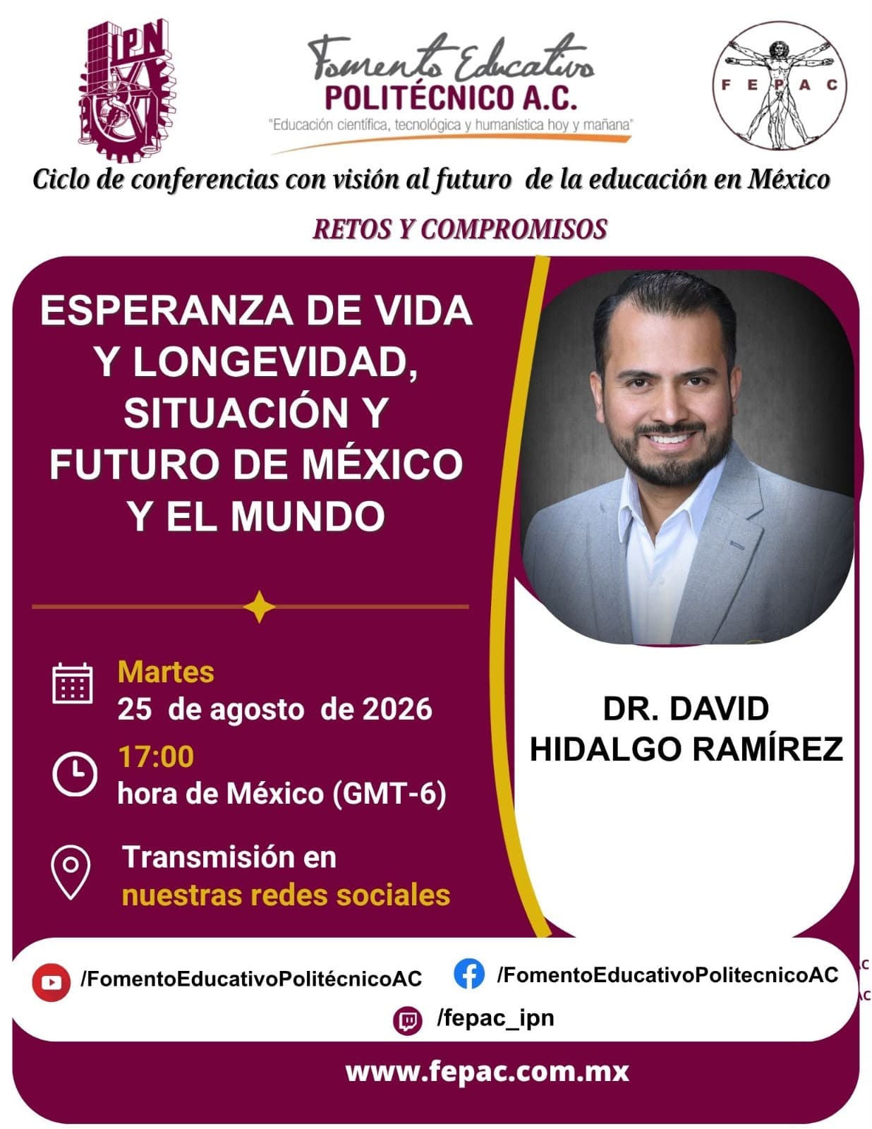 Esperanza de vida y longevidad, situación y futuro de México y el mundo